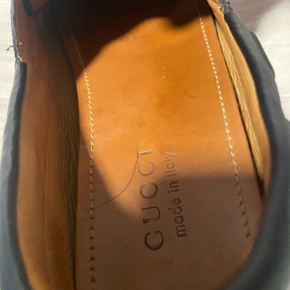 Authentic Gucci Black Leather Men Loafers - Picture 14 of 14